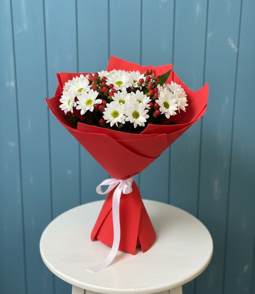 Букет цветов из: Хризантемы в Зее