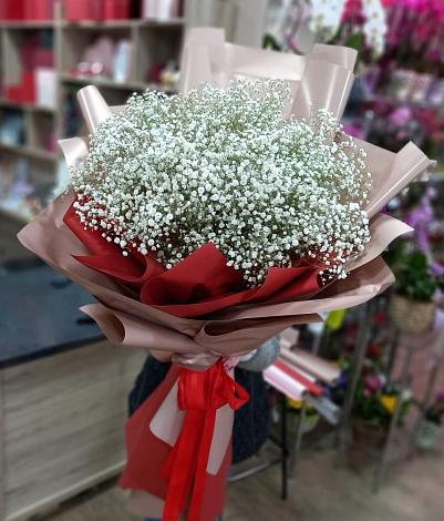 Букет цветов из: Гипсофила в Зее