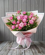 Букет Розовый кустик #REPLACE_PRED# Зее