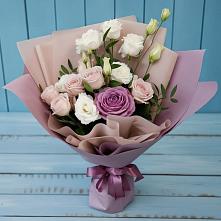Букет цветов из:  Розы и Лизиантусы #REPLACE_PRED# Зее