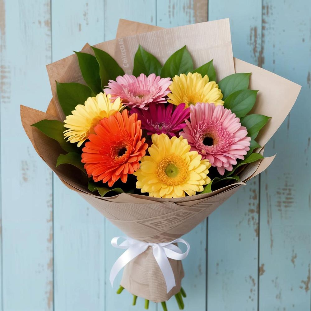 Букет цветов из: Герберы в Зее