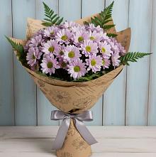 Букет цветов из:  Хризантемы #REPLACE_PRED# Зее