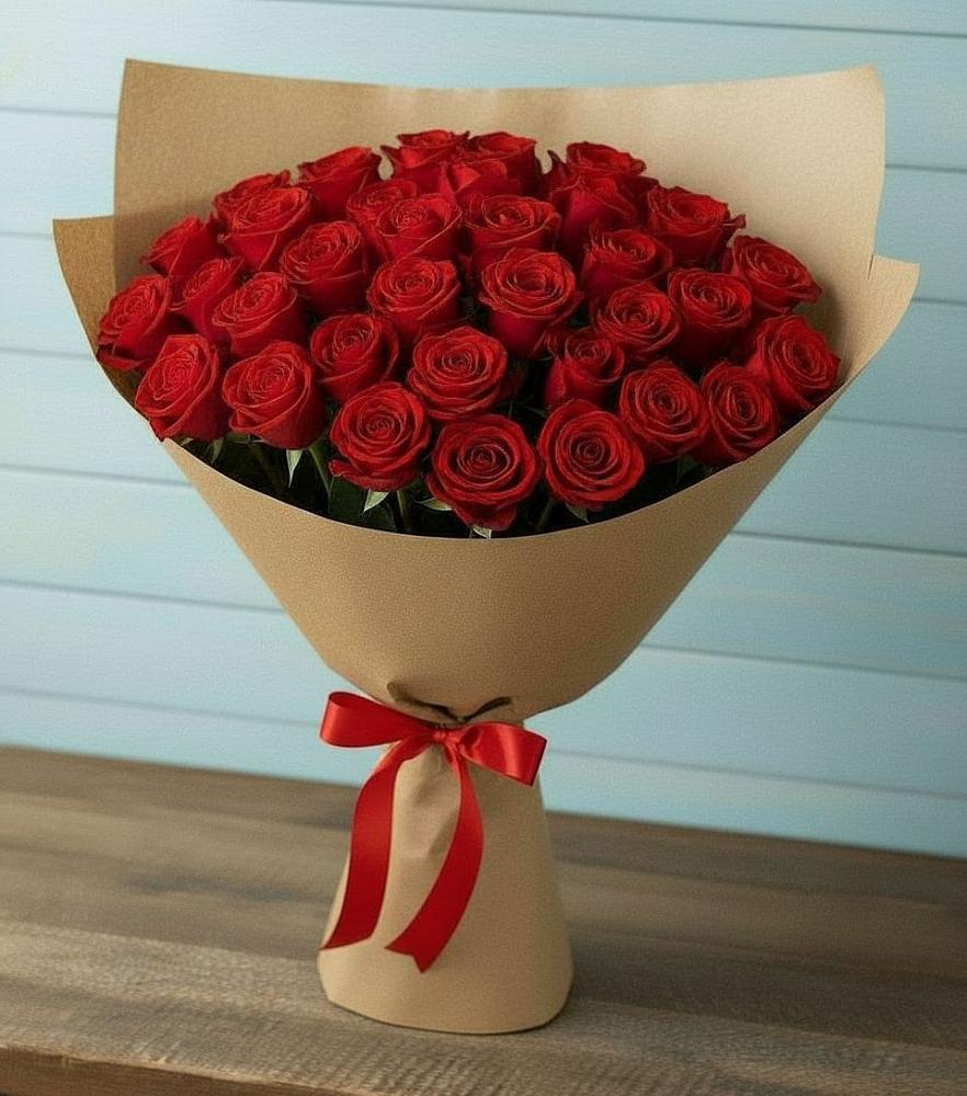 Букет Красные розы Милано в Зее