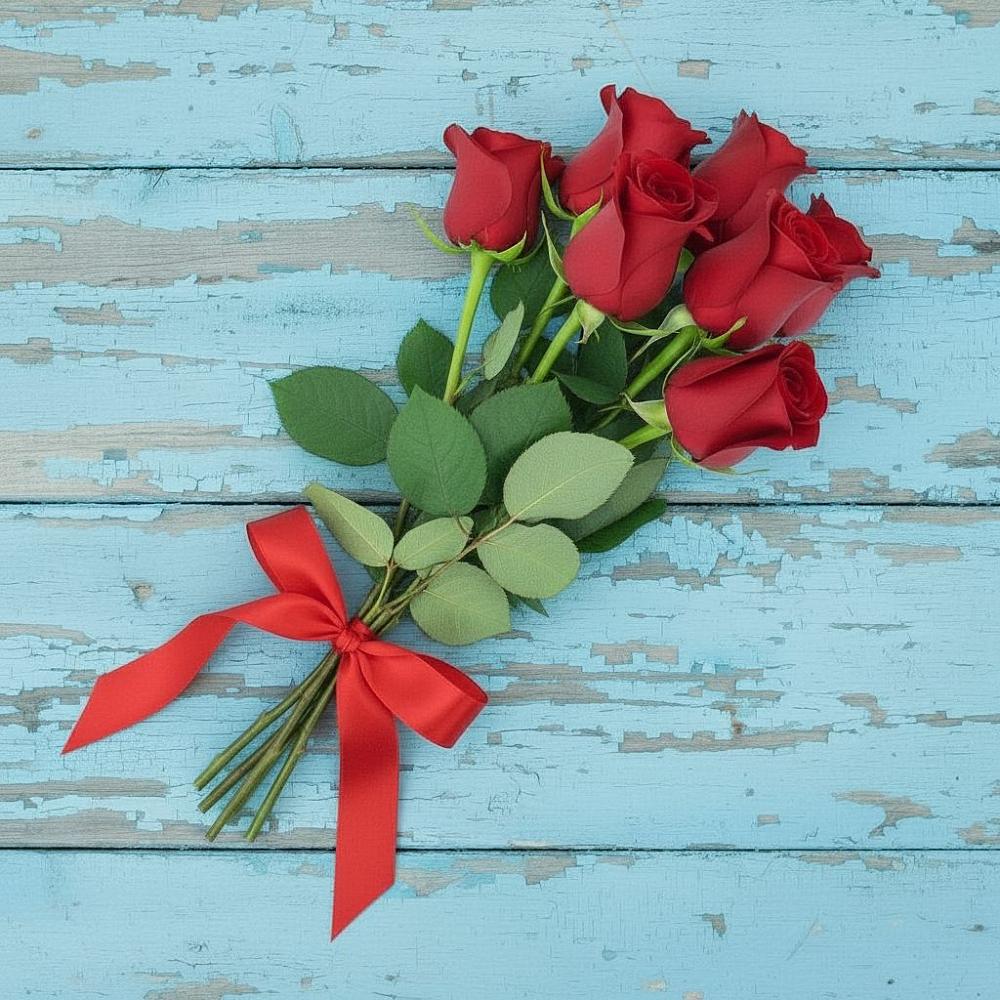 Букет Красные розы в Зее
